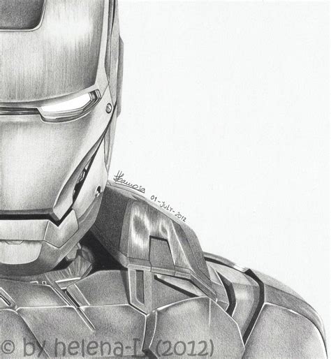 10 Dibujo Iron Man Facil