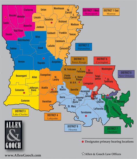 Louisiana Workers Compensation Districts Allen And Gooch