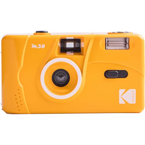 Kodak M38 35mm Film Camera With Flash Yellow Da00236 Bandh Photo