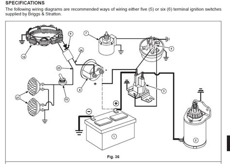 (a) disconnect the battery terminal or wire so there is no voltage between the check points. briggs and stratton 8hp wiring diagram need help - OutdoorKing Repair Forum