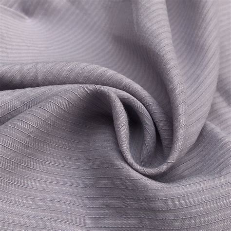 58 Cotton Lyocell Tencel Blend Striped Purple And White Woven Fabric By