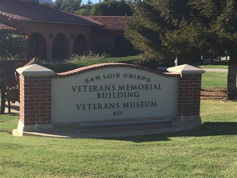 Central Coast Veterans Memorial Museum San Luis Obispo Ca