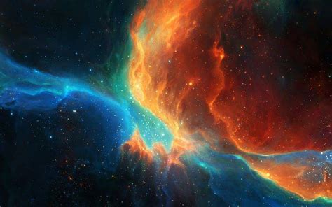 Space Colorful Tylercreatesworlds Nebula Space Art Wallpapers Hd