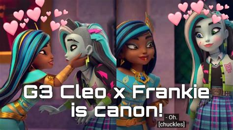 monster high news g3 series confirms cleo x frankie is canon representation done right youtube