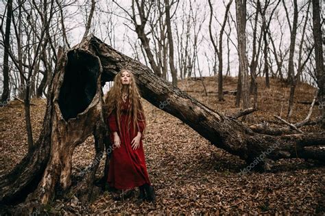 Witch In Forest — Stock Photo © Fotolit2 110151132