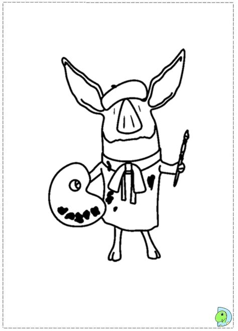 Seven questions to ask at olivia coloring book pages. Olivia the Pig Coloring page- DinoKids.org