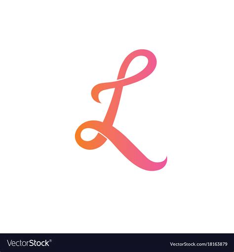 Letters L Logo Design Template Elements Royalty Free Vector