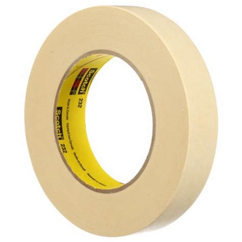 scotch® high performance masking tape 232 tan 0 95 in x 60 yd 24 mm x 55 m bulk 3m canada