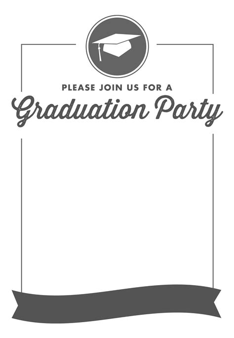 Free Printable Graduation Invitation Templates 2013 2017 Places To