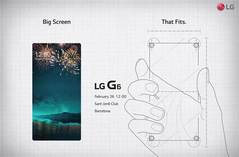Lg G6 Release Date In Us Is April 7 Mwc 2017 Invite Teases Huge
