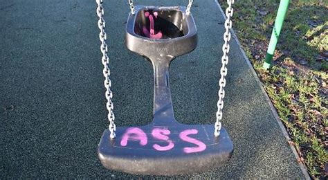 Swings Spray Painted By Vandals In Latest Attack Henley Standard