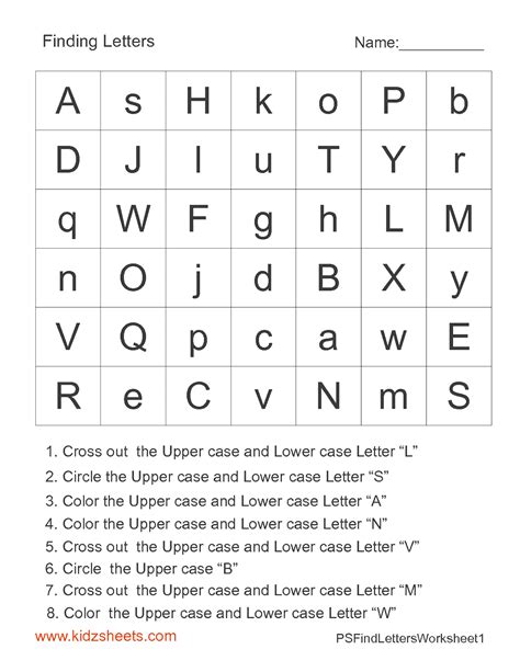 13 Best Images of Worksheet Find The M - Find Letter M Worksheet, Preschool Letter Find 