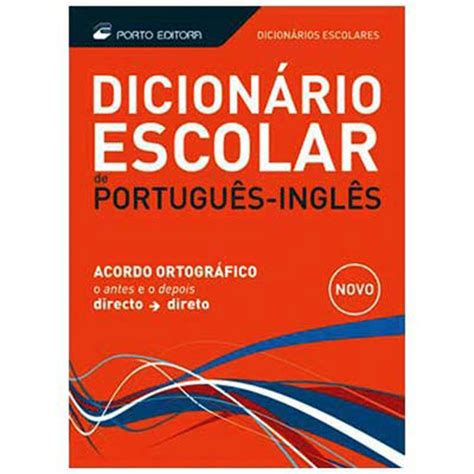 Porto Editora Dicionário Escolar Portuguêsinglês 54552 Em Staplespt