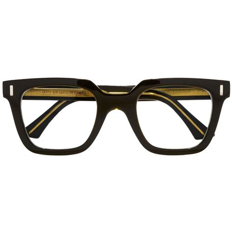 1305 optical square glasses yellow on black cutler and gross