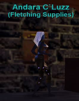 Weapons, shields & arrows made with this list of fletching recipes includes: Fletching Supplies Merchants
