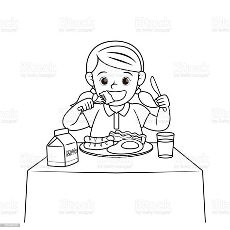 Black And White Vector Illustration Of A Childrens Activity Coloring