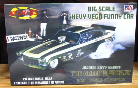 Revellatlantis Green Elephant Vega Funny Car 116 Scale Kit Sealed