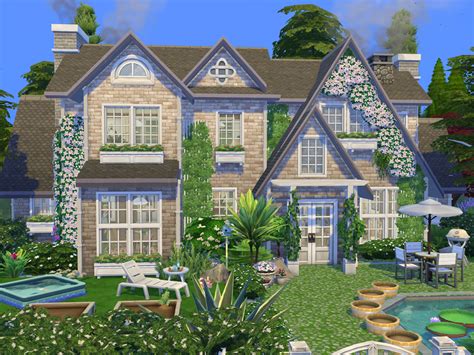 The Sims Resource The Sims 4 Lakeside Cottage No Cc