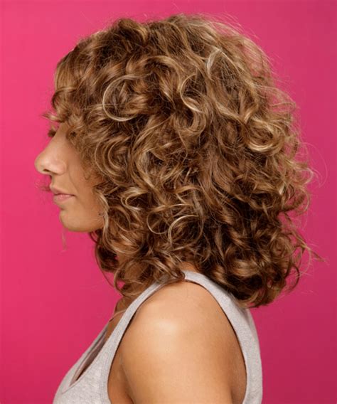 Medium Curly Formal Hairstyle Chestnut Brunette Hair Color