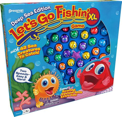 Lets Go Fishin Xl Deep Sea Edition Exclusive By Pressman Toy Amazon