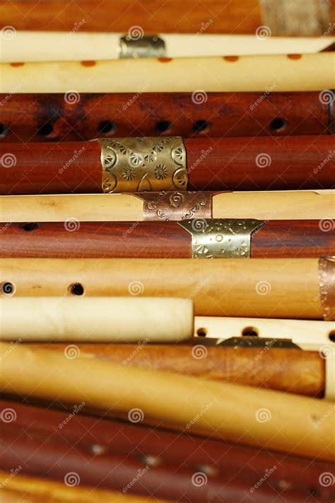 Wooden Flutes Stock Photo Image Of Gouged Cute Finger 2991614