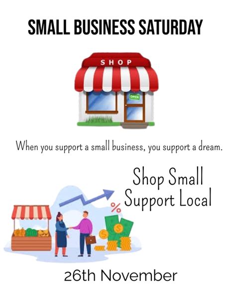 Small Business Saturday Flyer Template Postermywall