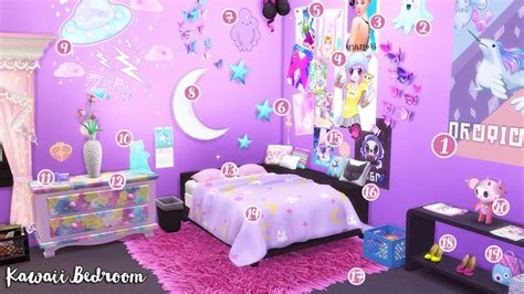 Moonride Sims 4 Cc Furniture Sims 4 Anime Sims 4 Bedroom