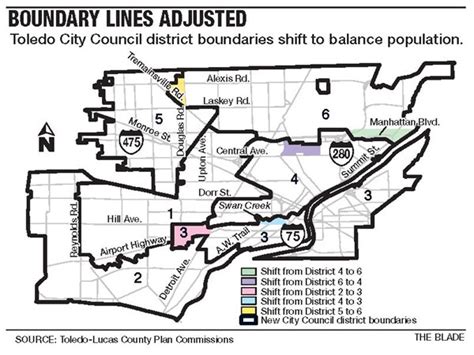 8 Precincts Change Toledo City Council Districts Toledo Blade