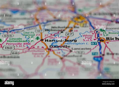 Mapa De Harrodsburg Kentucky Fotografías E Imágenes De Alta Resolución