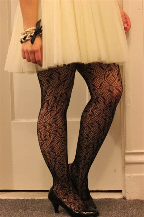 Patterned Tights Will Bake For Shoes