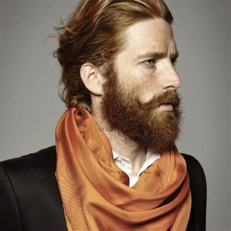 Awesome Beard And Hair Kinda Douchey Scarf Beard Styles For Men