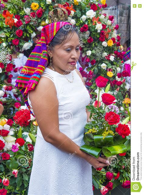 flower and palm festival in panchimalco el salvador editorial photo image of salvadoran