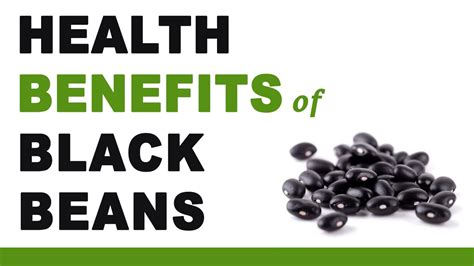 Health Benefits Of Black Beans Youtube