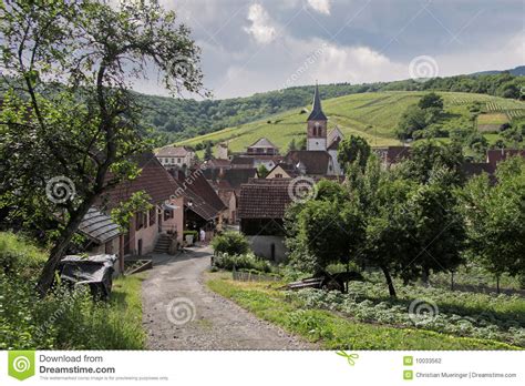 Small Rural Village Stock Photo Image Of Field Spring 10033562
