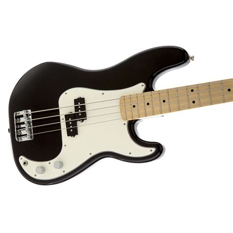Fender Standard Precision Bass Mn Black Electric Bass Guitar