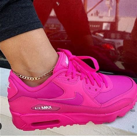 Nike Shoes Custom All Pink Air Maxes Color Pink Size Nike