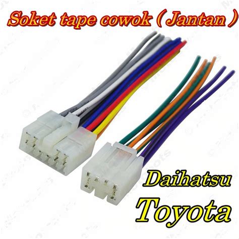 Jual Soket Socket Audio Untuk Tape Bawaan Toyota Dan Daihatsu I