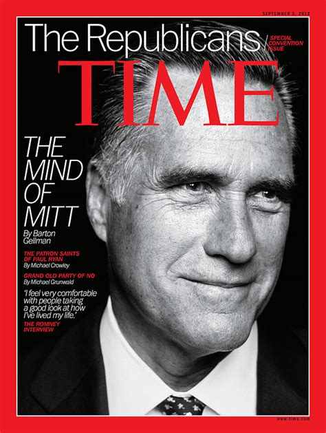 Time Magazine Cover The Mind Of Mitt Sep 3 2012 Presidential