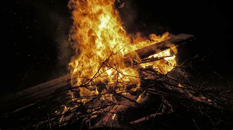 Free Images Night Warm Smoke Log Flame Fireplace Darkness Yellow Ash Campfire