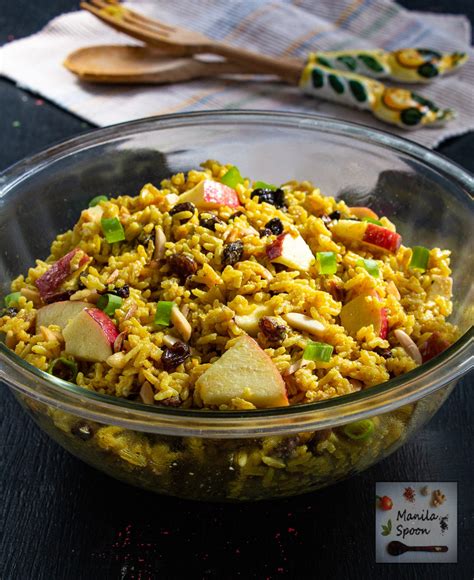 Curried Rice Salad With Apples And Raisins Manila Spoon