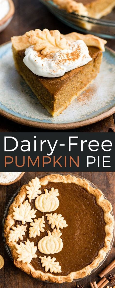 Dairy Free Pumpkin Pie