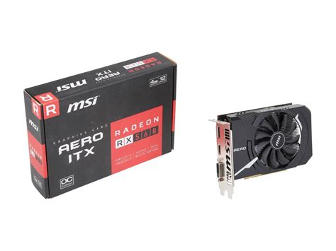 Msi Radeon Rx 560 Directx 12 Rx 560 Aero Itx 4g Oc 4gb 128 Bit Gddr5