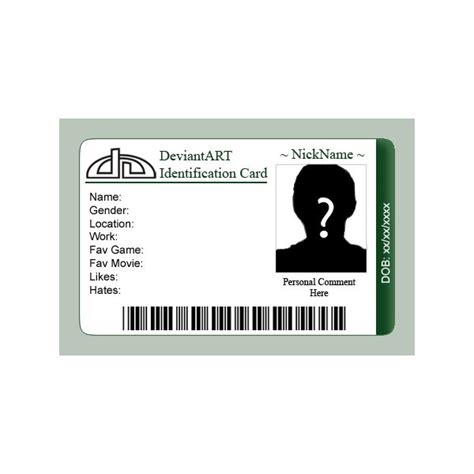 View View Printable Blank Military Id Card Template Pictures