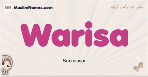 Warisa Meaning Arabic Muslim Name Warisa Meaning