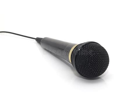 Black Microphone Stock Image Image Of Equipment Sound 13557857