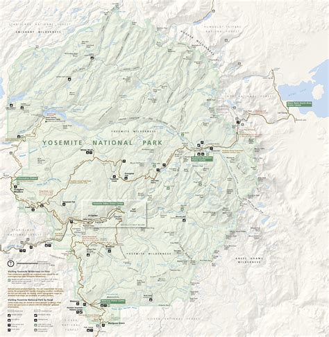 Yosemite Maps Just Free Maps Period