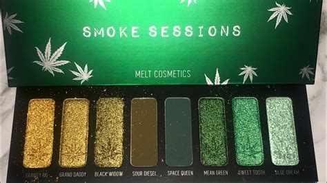 Melt Cosmetics Smoke Sessions Palette Swatches Youtube