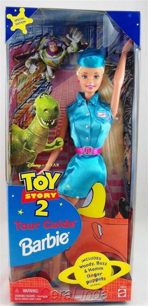 She briefly helps andy's toys on their adventure to rescue woody from al mcwhiggin. Toy Story 2 1999 BARBIE TOUR GUIDE Special Edition Disney Pixar Mattel DOLL #Mattel | Barbies ...