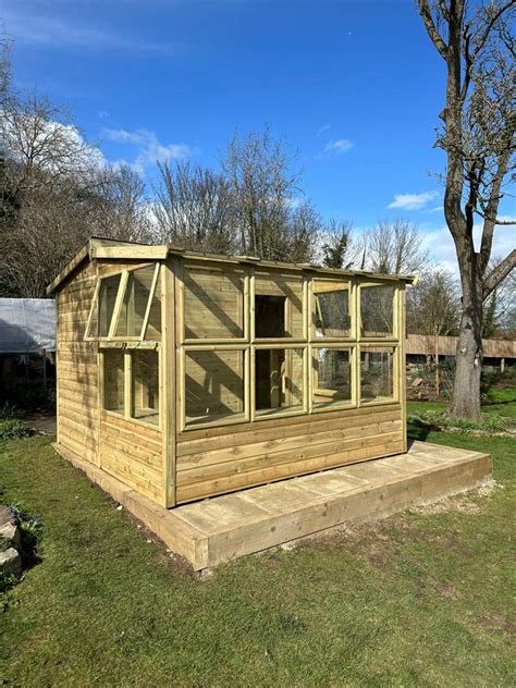 Combination Shed Greenhouse Atkinsons Fencing