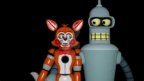 Sfmfnaf Slfuturama What If Fry Was A Robot By Niallandfoxylover